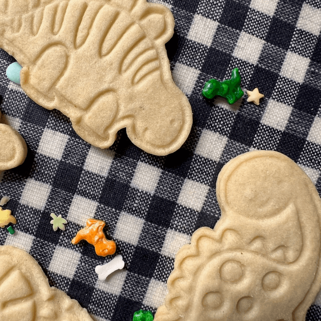 Dinosaur biscuits. 
