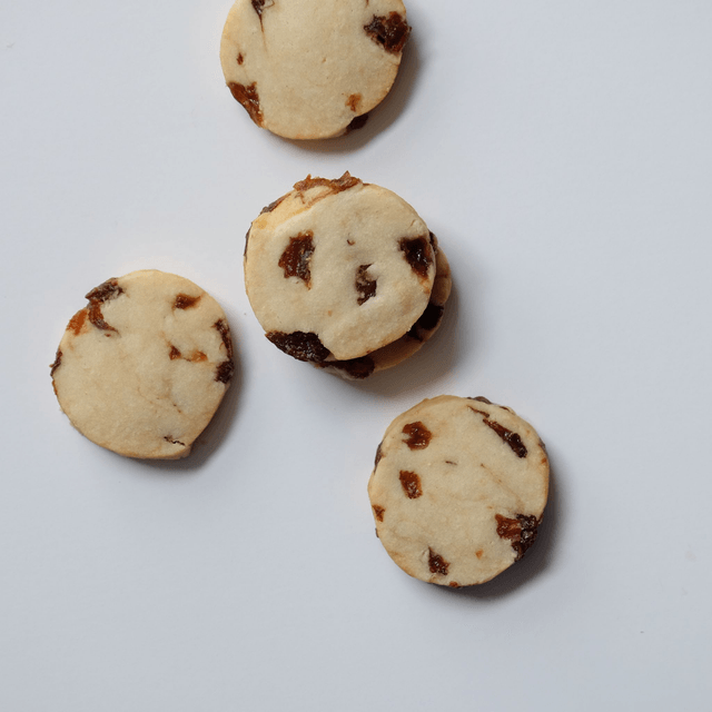 Rum raisins butter biscuits